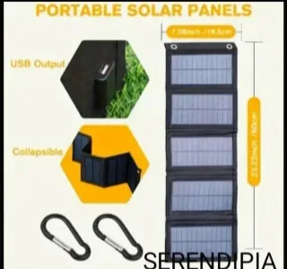 CARGADOR SOLAR PLEGABLE (5 PANELES)