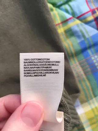 Maglia Lee cotone verde oliva