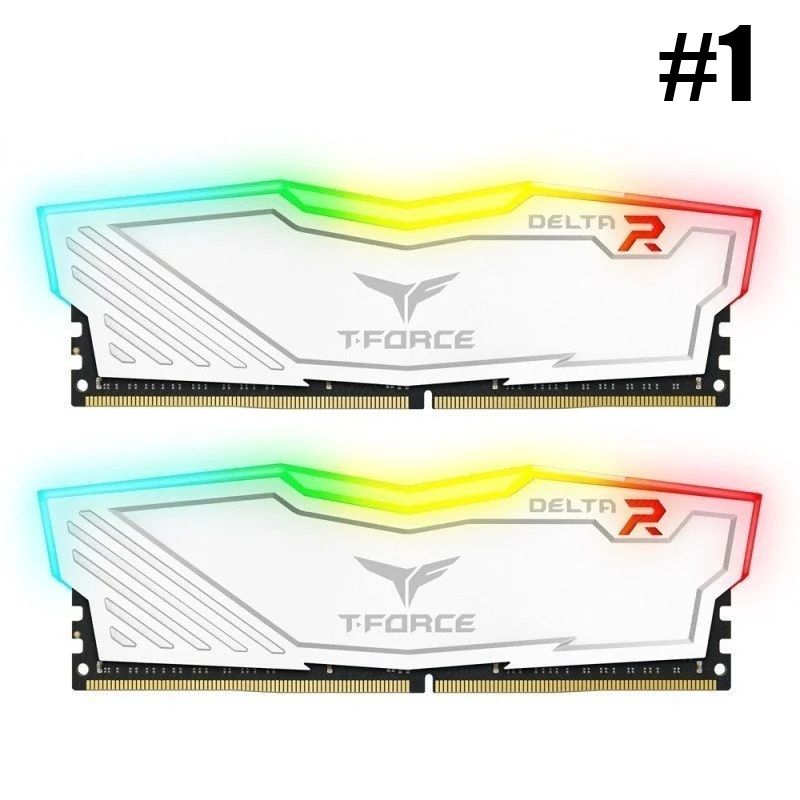 RAM 16GB DDR4 RGB (2x8GB) 3200Mhz CL16 Blanca #1