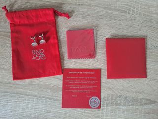 Gemelos UNOde50 Plata Sin Estrenar