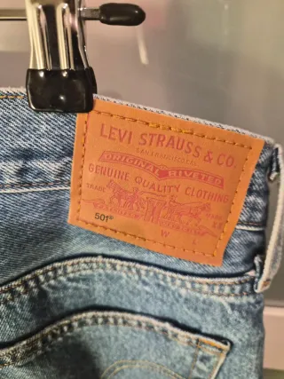 Jeans Levi's Azules Rotos Talla 31