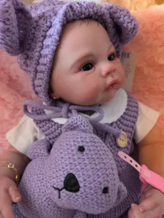 Reborn realizada con genesis horneada y barnizada