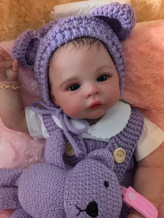 Reborn realizada con genesis horneada y barnizada