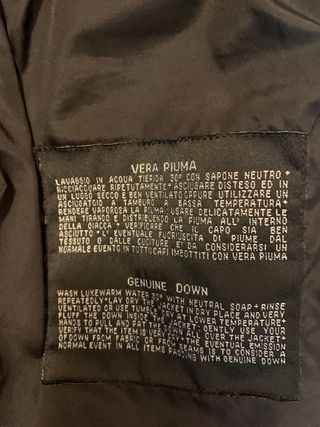 Piumino Max Mara donna nero