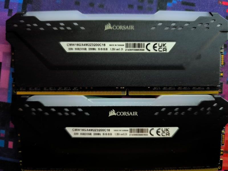 RAM 16GB DDR4 RGB (2x8GB) 3200Mhz CL16 CORSAIR #2 afbeelding 2