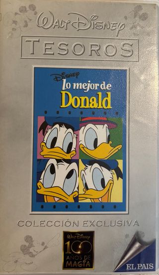 3 Videos Tesoros Walt Disney (VHS)