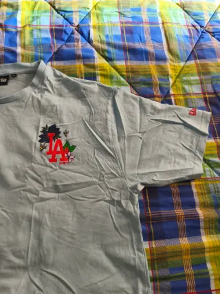 T-shirt New Era LA Fiori Blu