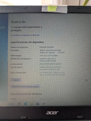 Acer Aspire E 15 Laptop Rojo