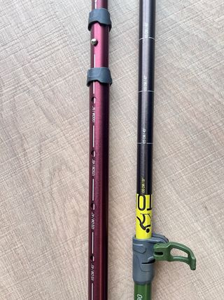 Dos bastones de senderismo Nuevo Decathlon FORCLAZ