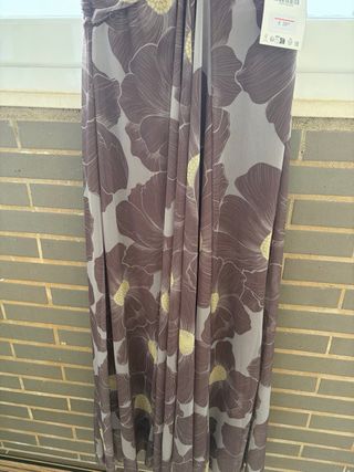 Vestido largo Zara estampado floral