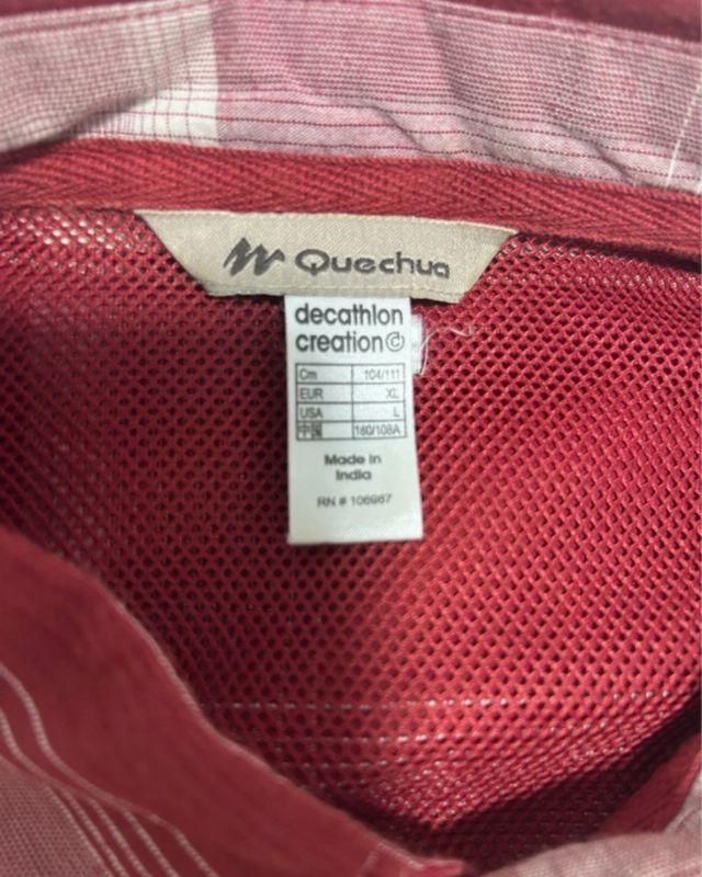 Quechua camisa casual Hombre Talla XL