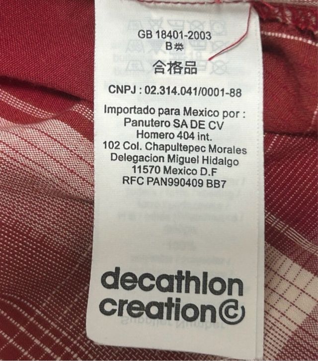 Quechua camisa casual Hombre Talla XL