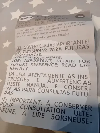 cuna de viaje y colchon