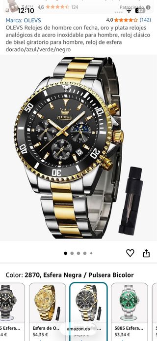 Reloj OLEVS Hombre Acero Inoxidable