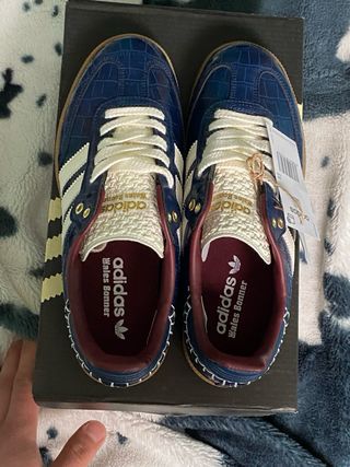 Adidas Samba Bonner Samba Azul Cocodrilo