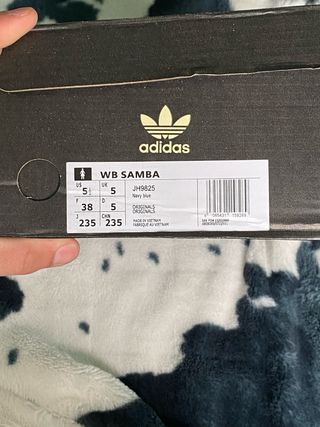 Adidas Samba Bonner Samba Azul Cocodrilo