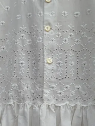 Vestido batista bordada