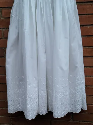 Vestido batista bordada