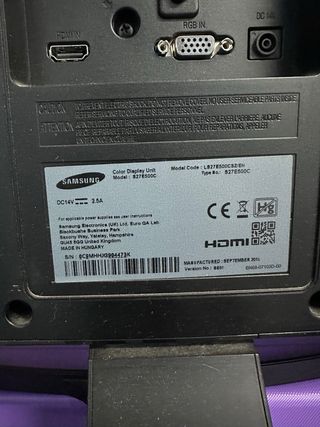 Monitor Samsung 27 pulgadas