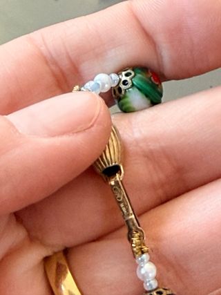 Collana Murano Vetro Millefiori Anni '80