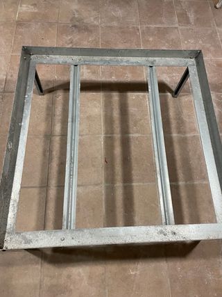 Mesa cultivo metálica 1m x 1m