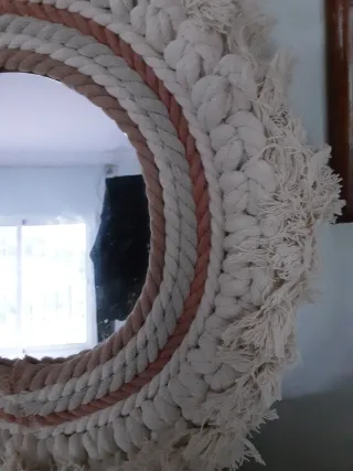 Espejo Boho con Estandarte