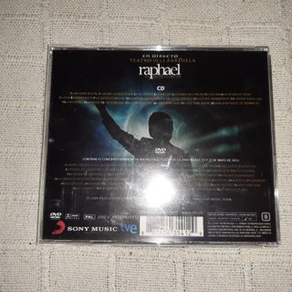 CD+DVD Raphael - En Directo Teatro de la Zarzuela