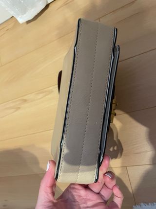 Bolso Beige y Morado