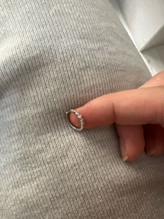 Aristocrazy pendiente piercing Oro 18k Diamantes