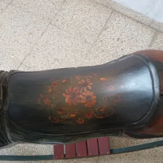 Caballo balancín de madera