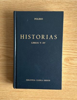 Historias. Libros V-XV. Polibio. Gredos (1981)