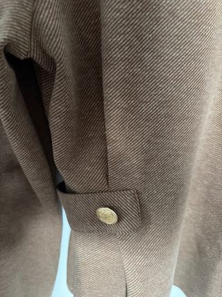 Top Zara M cremallera y botones