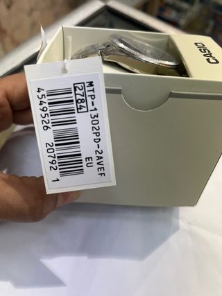 Reloj Casio Azul y Plateado