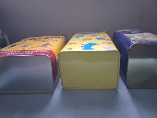 Conjunto 3 Cajas Metálicas Vintage