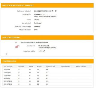 Terreno en venta en Alcoy/Alcoi