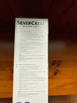 Placa Inducción Portátil SilverCrest