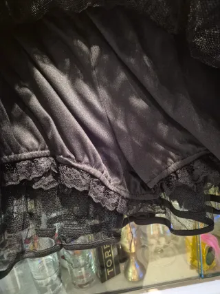 Falda tutu negra con estrellas