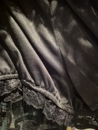 Falda tutu negra con estrellas