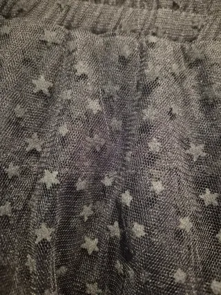 Falda tutu negra con estrellas