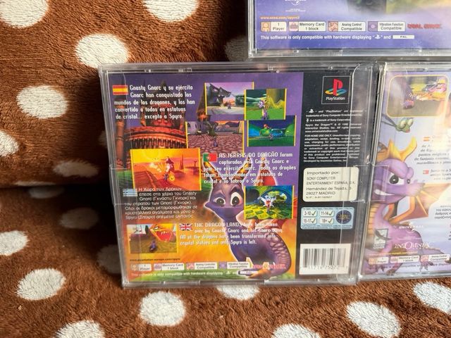 Spyro the Dragon PS1 trilogia