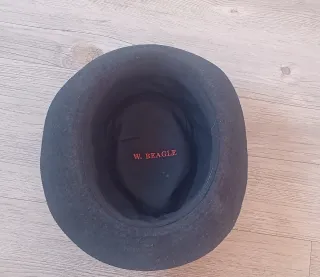 Sombrero negro -gris oscuro S