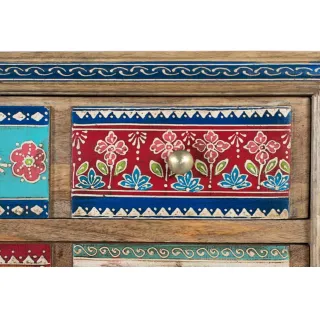 Mesita Auxiliar Bohemia Madera India