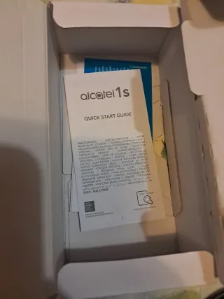 Móvil Alcatel 1s Azul + funda cargador auriculares