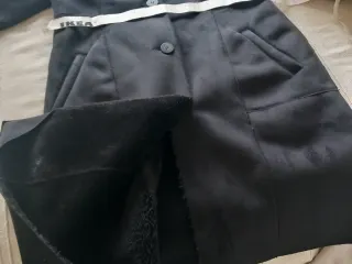 Abrigo Armani Jeans Negro Mujer