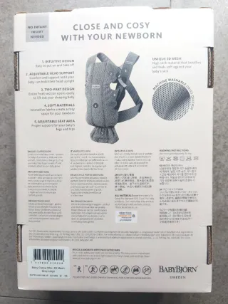 Portabebés BabyBjörn Mini Airy Mesh