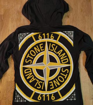 Stone Island Junior felpa nera 8 anni
