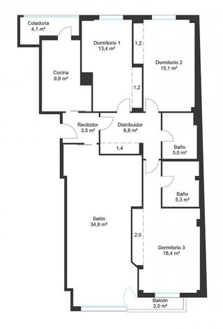 Piso en venta en Plaça de Toros en Palma de Mallorca