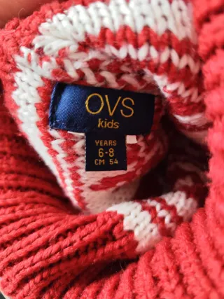 Berretto OVS bimbo/a 6-8 anni rosso/bianco