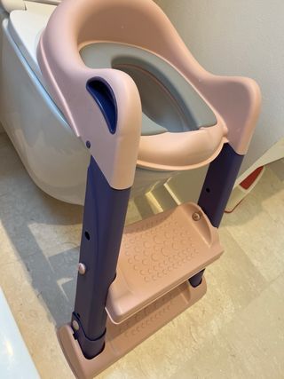 Asiento reductor WC bebé con escalón