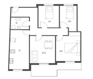 Piso en venta en Zona Renfe en Alcorcón